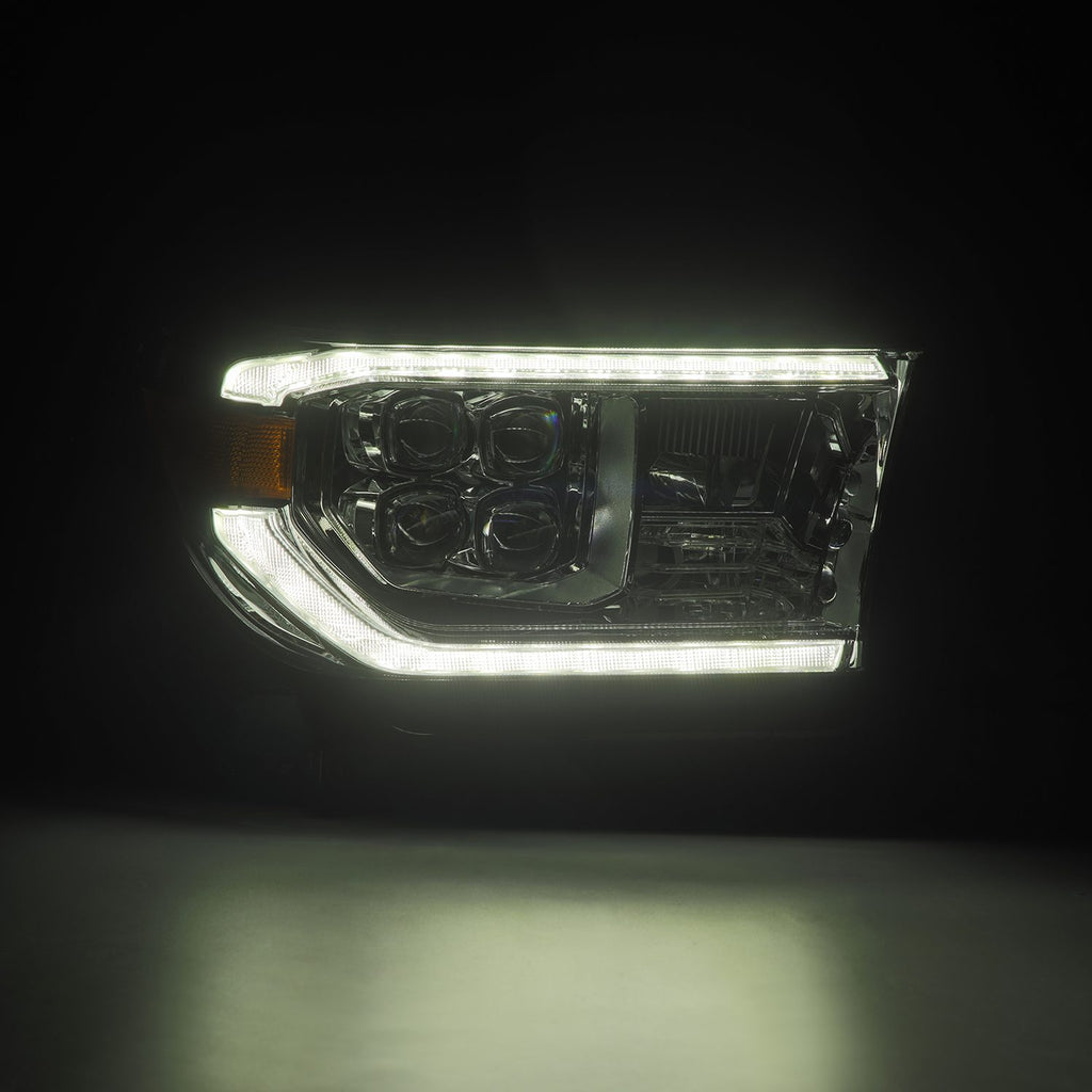 AlphaRex 880819 Projector Headlights Chrome for Select Toyota Sequoia, Toyota Tundra