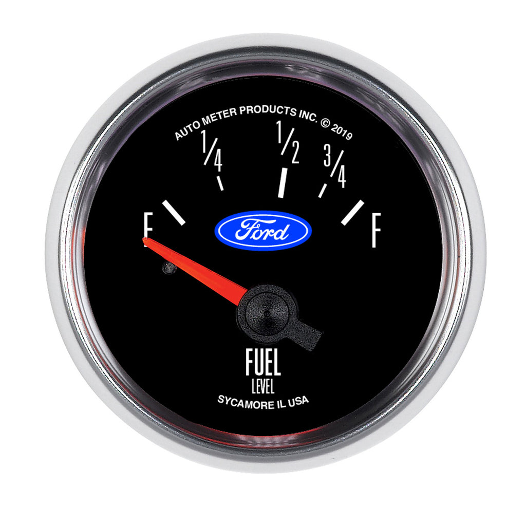 AutoMeter 880820 GAUGE, FUEL LEVEL, 2 1/16", 73OE TO 10OF, ELEC, FORD