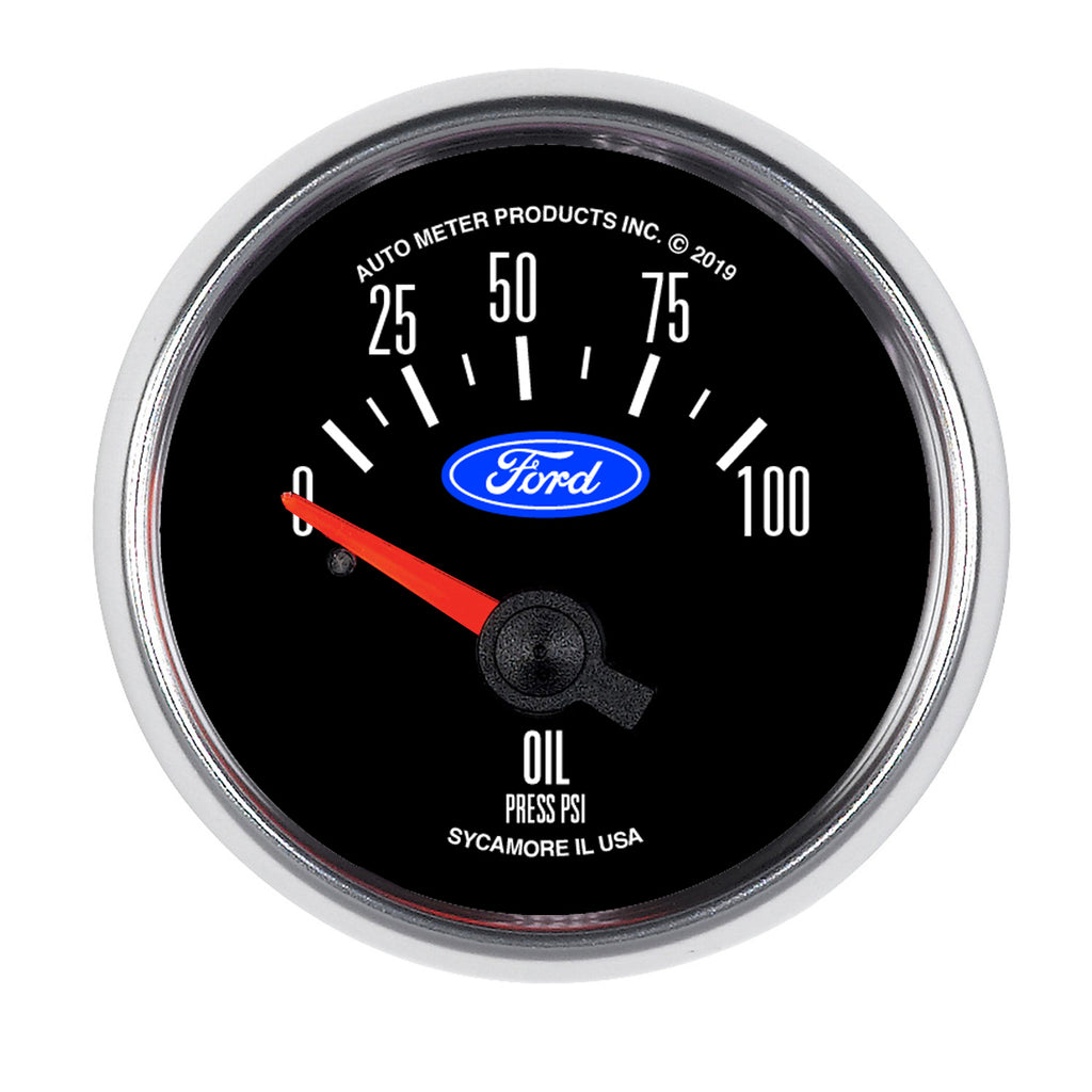 AutoMeter 880821 GAUGE, OIL PRESS, 2 1/16", 100PSI, ELEC, FORD