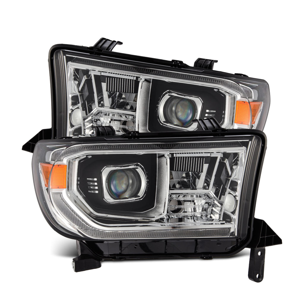AlphaRex 880824 Projector Headlights Chrome for Select Toyota Sequoia, Toyota Tundra
