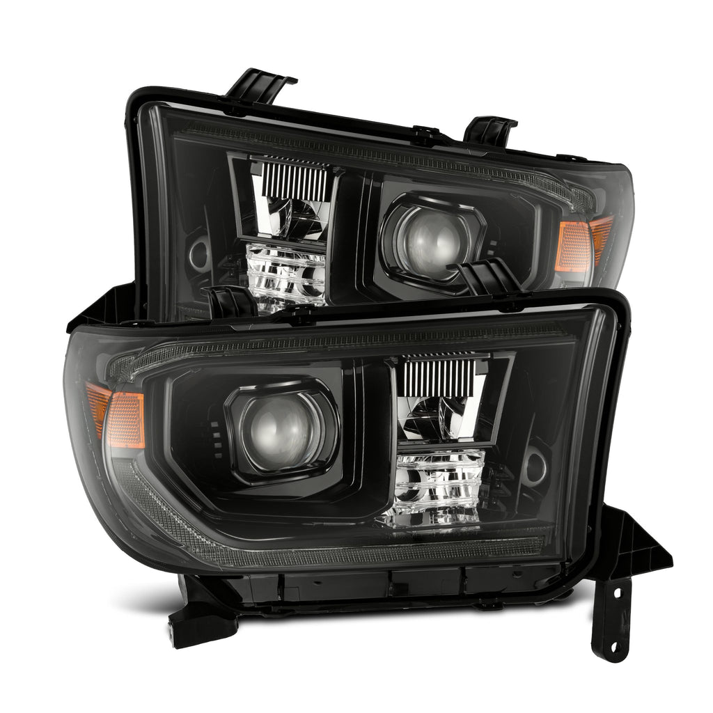 AlphaRex 880825 Projector Headlights Alpha-Black for Select Toyota Sequoia, Toyota Tundra