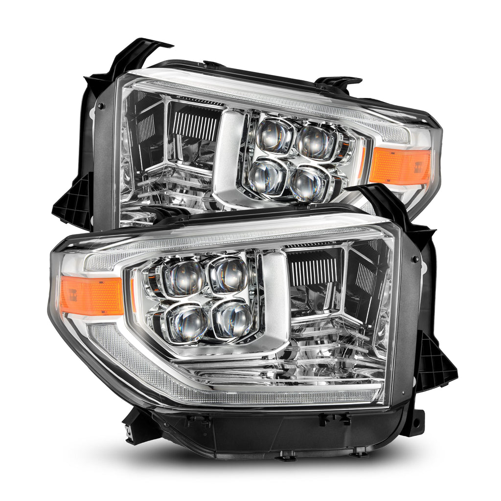 AlphaRex 880831 Projector Headlights Chrome for Select Toyota Tundra