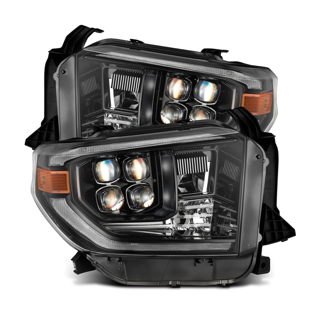AlphaRex 880832 Projector Headlights Alpha-Black for Select Toyota Tundra