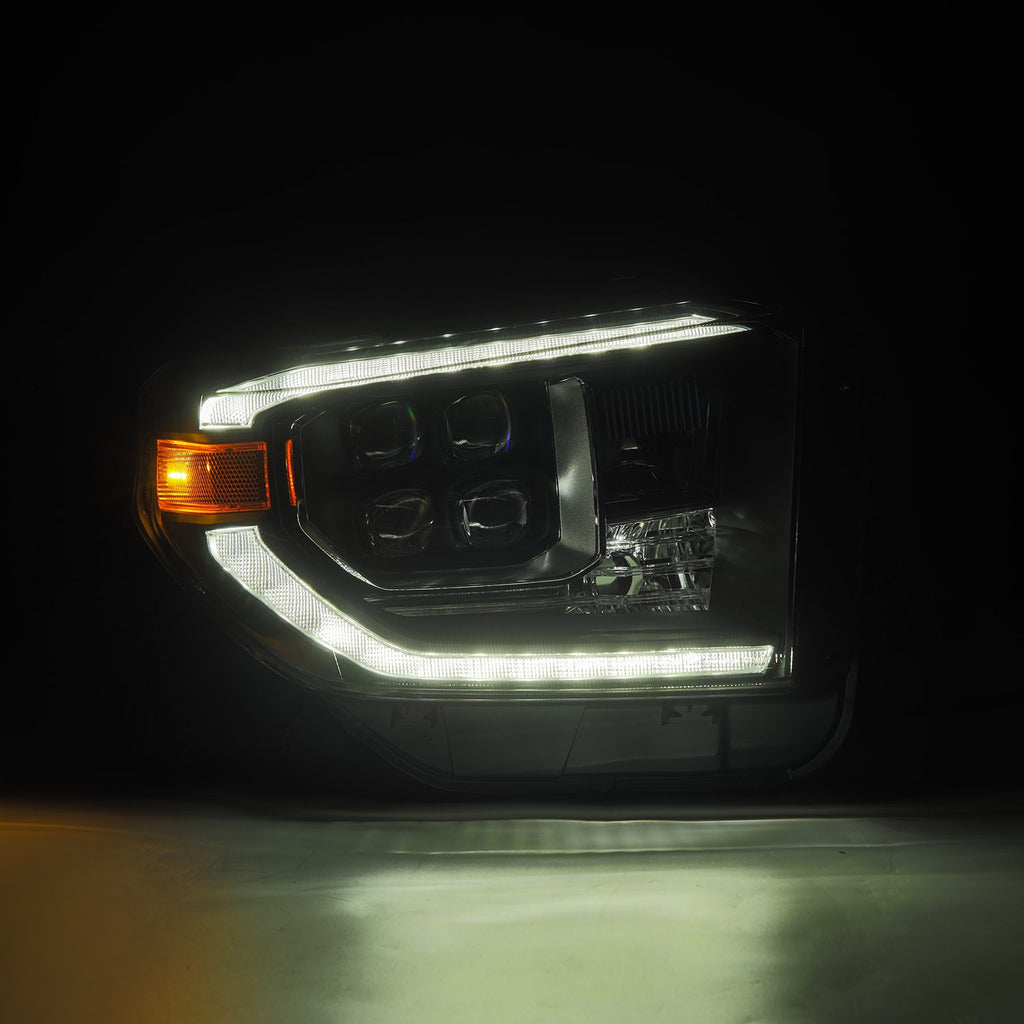 AlphaRex 880832 Projector Headlights Alpha-Black for Select Toyota Tundra