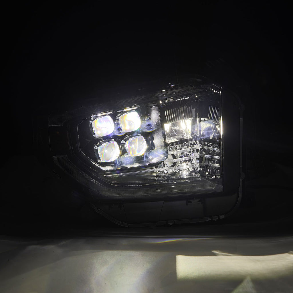 AlphaRex 880832 Projector Headlights Alpha-Black for Select Toyota Tundra