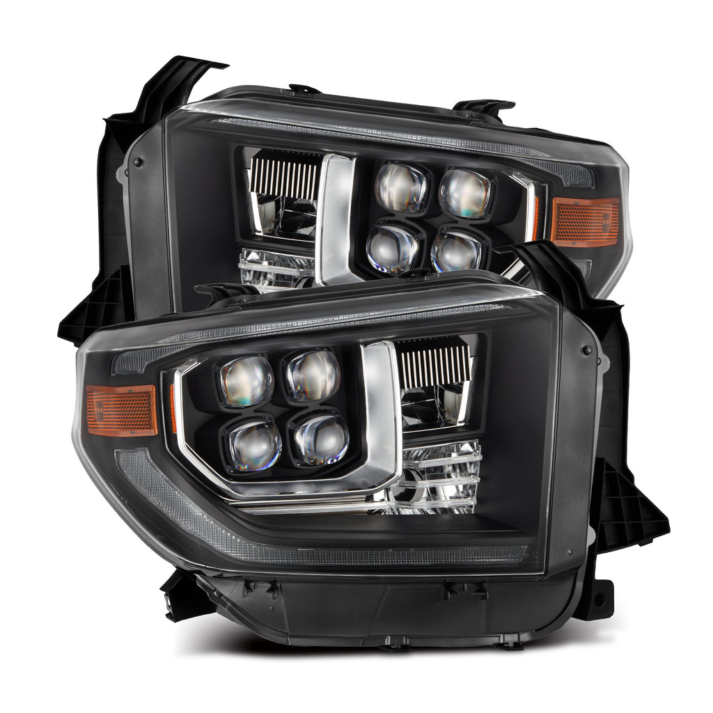 AlphaRex 880833 Projector Headlights Black for Select Toyota Tundra