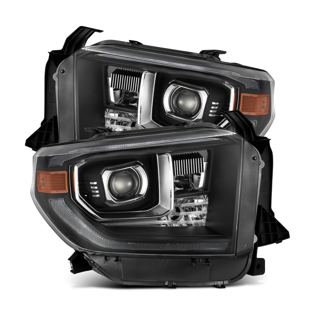 AlphaRex 880835 Projector Headlights Black for Select Toyota Tundra