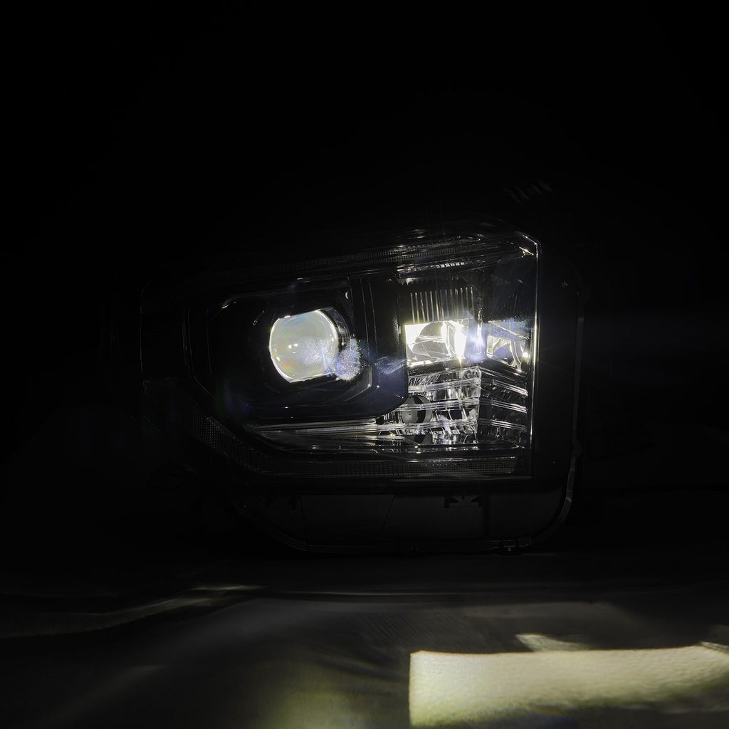 AlphaRex 880836 Projector Headlights Alpha-Black for Select Toyota Tundra