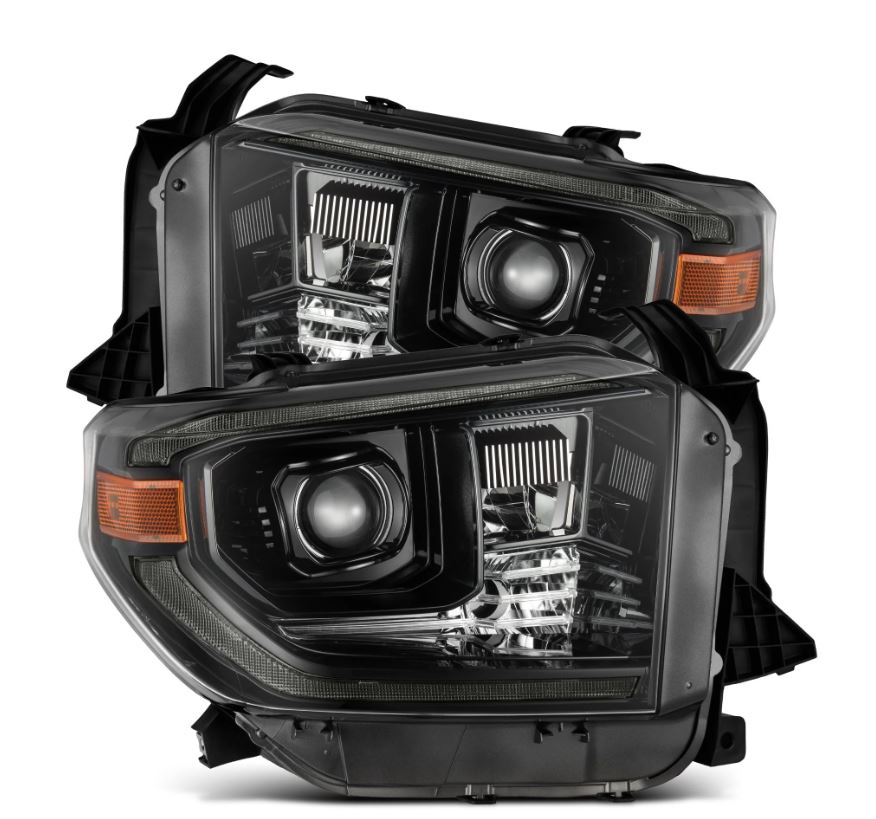 AlphaRex 880839 Projector Headlights Alpha-Black for Select Toyota Tundra