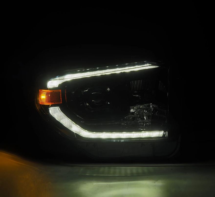AlphaRex 880839 Projector Headlights Alpha-Black for Select Toyota Tundra