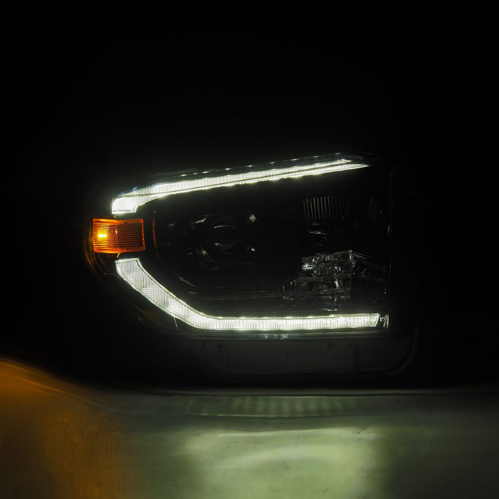 AlphaRex 880840 Projector Headlights Black for Select Toyota Tundra