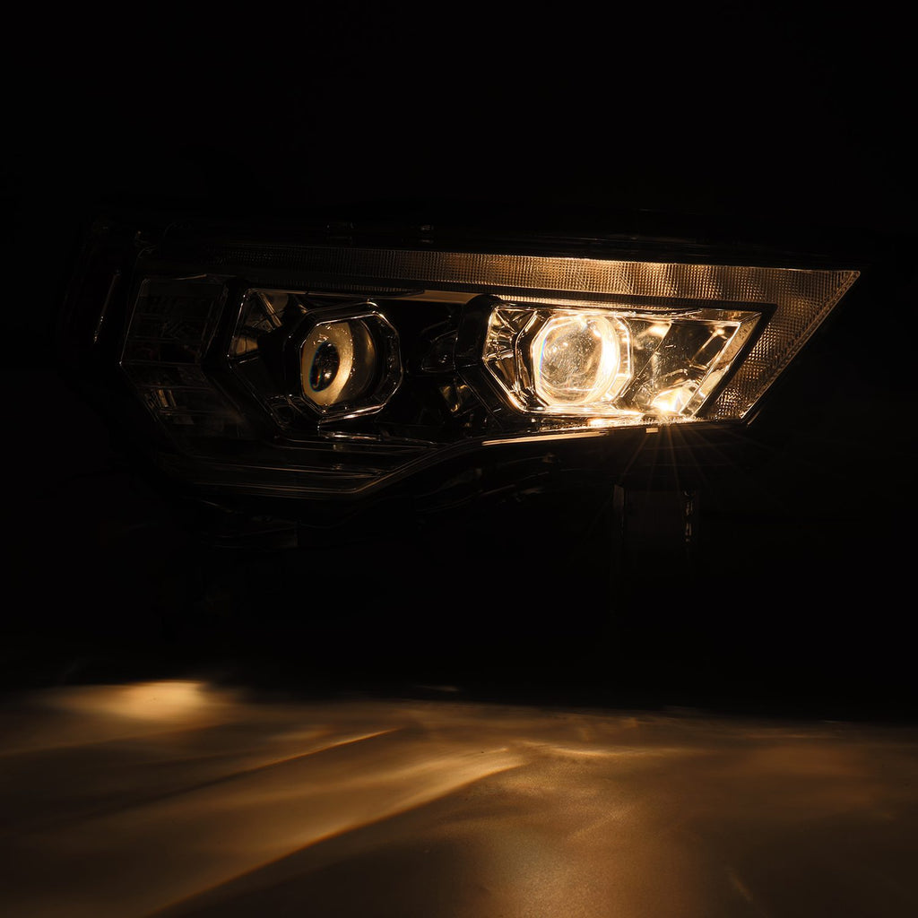 AlphaRex 880850 Projector Headlights Alpha-Black for Select Toyota 4Runner