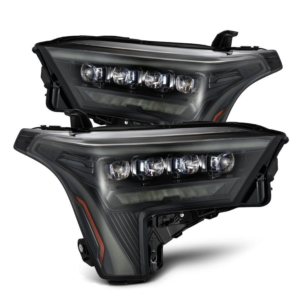 AlphaRex 880861 Projector Headlights Alpha-Black for Select Toyota Sequoia, Toyota Tundra