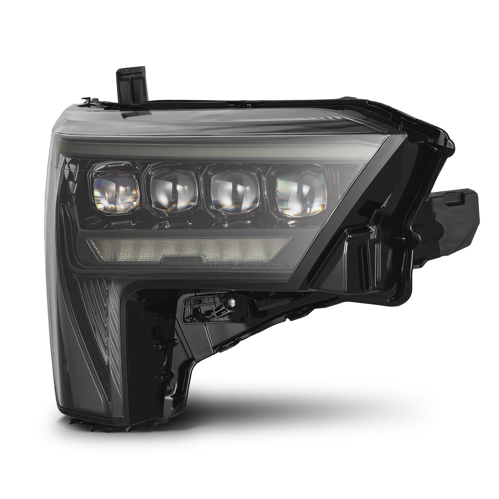 AlphaRex 880861 Projector Headlights Alpha-Black for Select Toyota Sequoia, Toyota Tundra