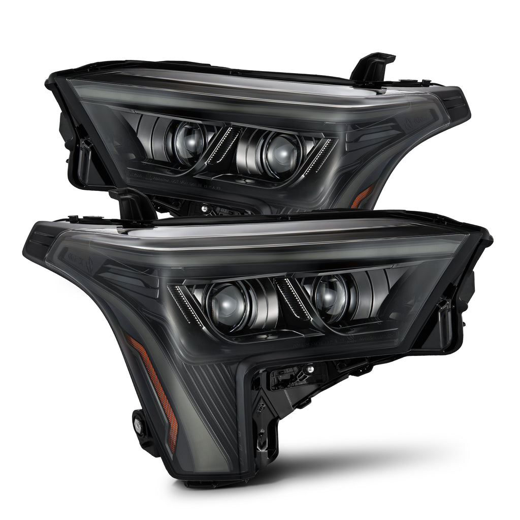 AlphaRex 880863 Projector Headlights Alpha-Black for Select Toyota Sequoia, Toyota Tundra