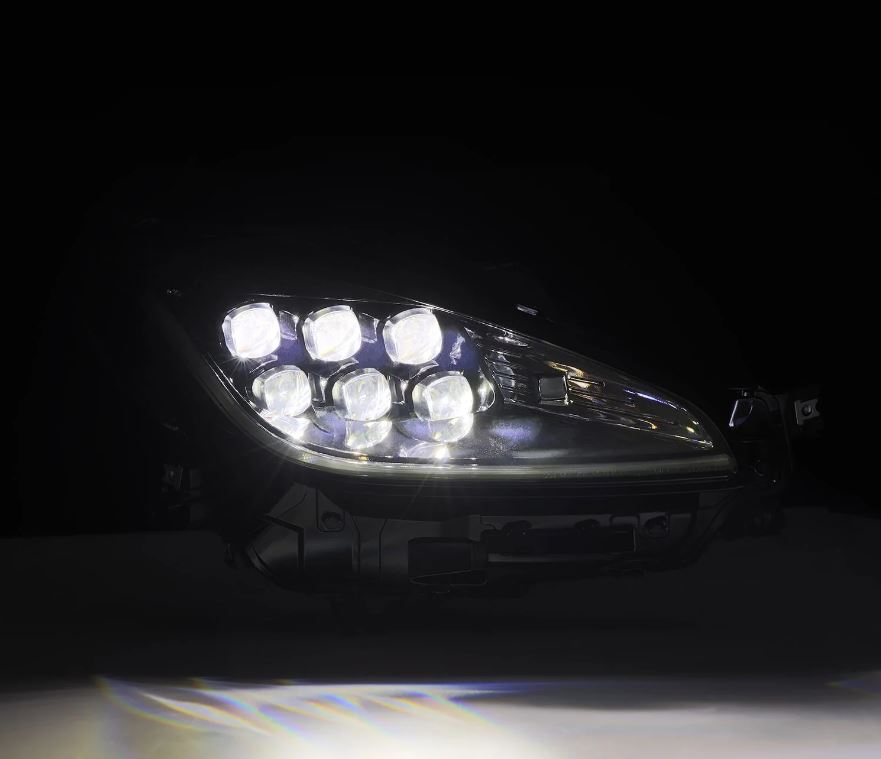 AlphaRex 880875 Projector Headlights Alpha-Black for Select Subaru BRZ, Toyota GR86