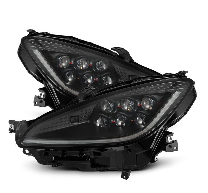 AlphaRex 880876 Projector Headlights Black for Select Subaru BRZ, Toyota GR86