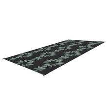 Load image into Gallery viewer, KUMA 881-KM-MB-SG-18 Monterrey Boho Outdoor Mat - 18&#39; x 9&#39; (Sage/Black)