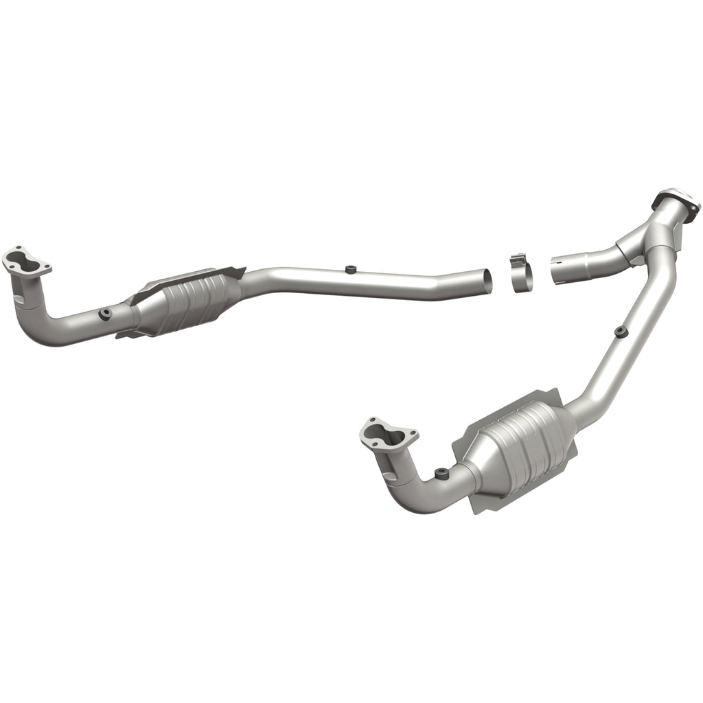 MagnaFlow Exhaust Products 93690 HM Grade Direct-Fit Catalytic Converter for Select Land Rover Defender 90, Land Rover Discovery