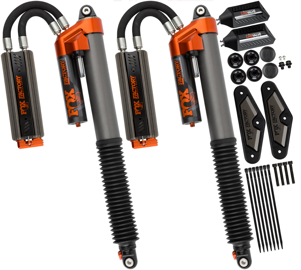 FOX Offroad Shocks 883-09-153 FACTORY RACE SERIES 3.0 LIVE VALVE INTERNAL BYPASS PIGGYBACK (PAIR) - ADJUSTABLE for Select Ford F-150
