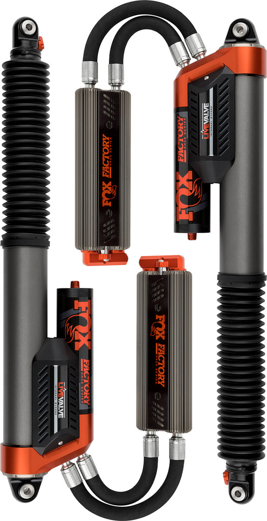 FOX Offroad Shocks 883-09-153 FACTORY RACE SERIES 3.0 LIVE VALVE INTERNAL BYPASS PIGGYBACK (PAIR) - ADJUSTABLE for Select Ford F-150