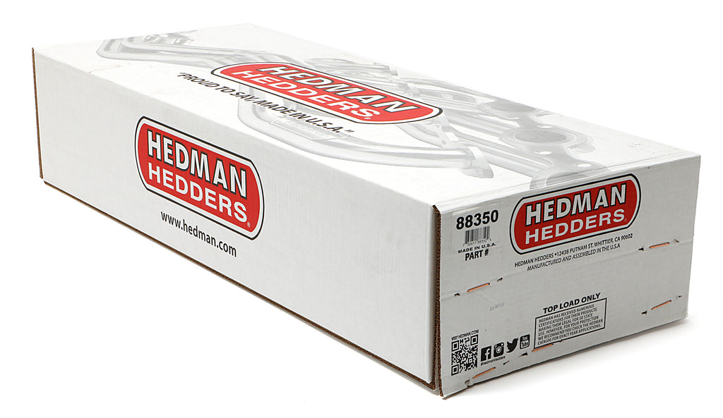 Hedman Hedders 88350 Uncoated 1-1/2 in. Long Tube Headers For 1974-78 Ford Mustang II with 302 V8 for Select Ford Mustang II