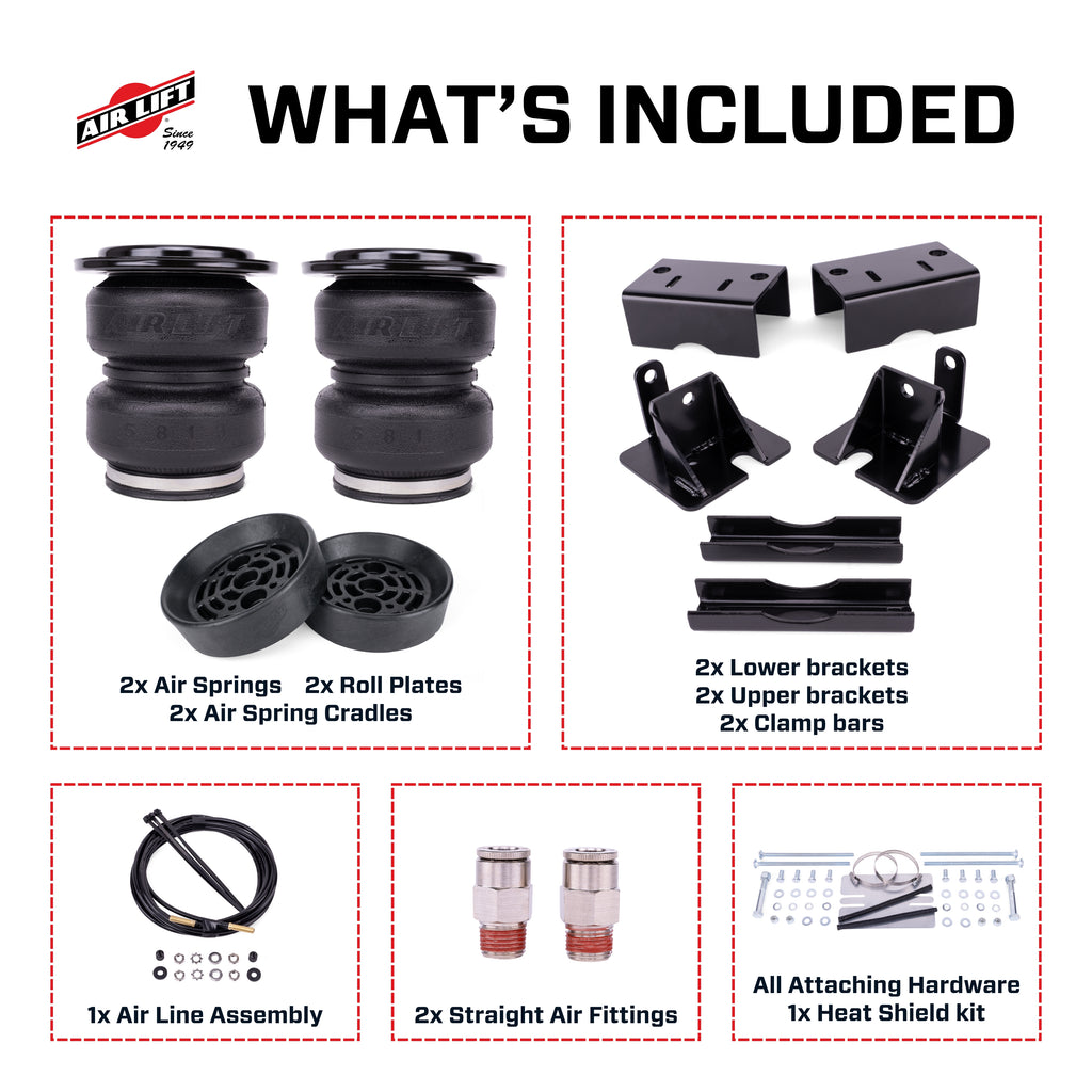 Air Lift 88377 LoadLifter 5000 Ultimate with Air Spring Cradle for Select Ram