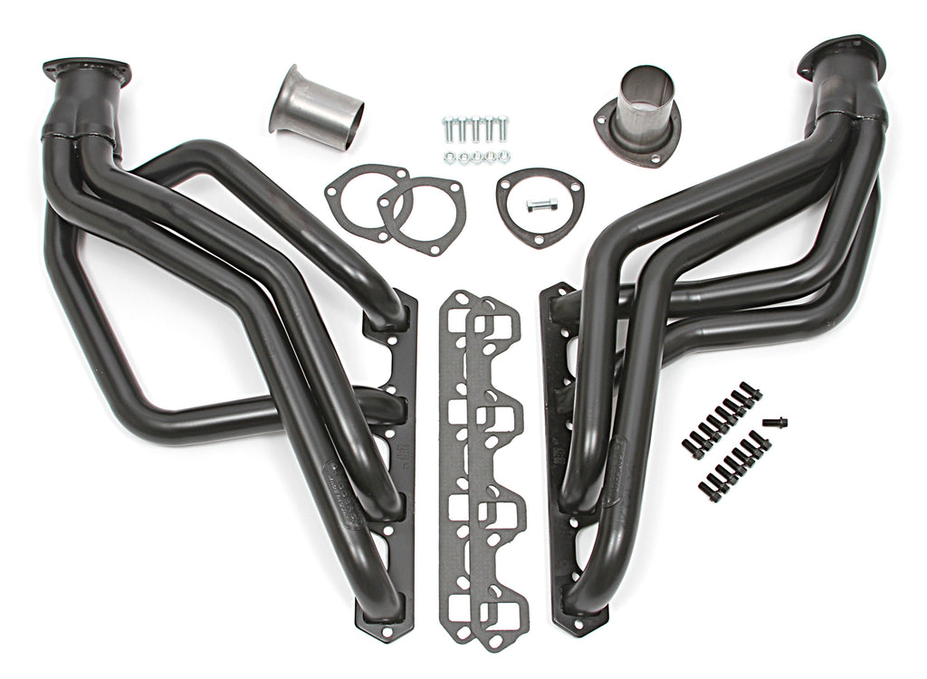 Hedman Hedders 88390 Uncoated 1-5/8 in. Long-Tube Headers for 79-93 Mustang & 82-88 Fox-Body 5.0L for Select Ford Mustang, Mercury Capri