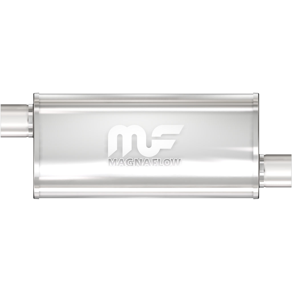 MagnaFlow Exhaust Products 14262 Straight-Through Performance Muffler; 2.25in. Offset/Offset; 5x18x8 Body