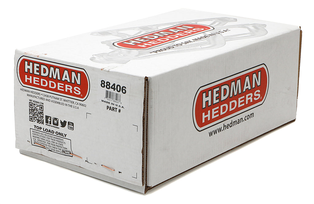 Hedman Hedders 88406 Silver Mid-Length Headers For '64-73 Mustang, Cougar and Others with 260-302 for Select Ford Fairlane, Ford Falcon, Ford Maverick, Ford Mustang, Ford Ranchero, Mercury Comet, Mercury Cougar
