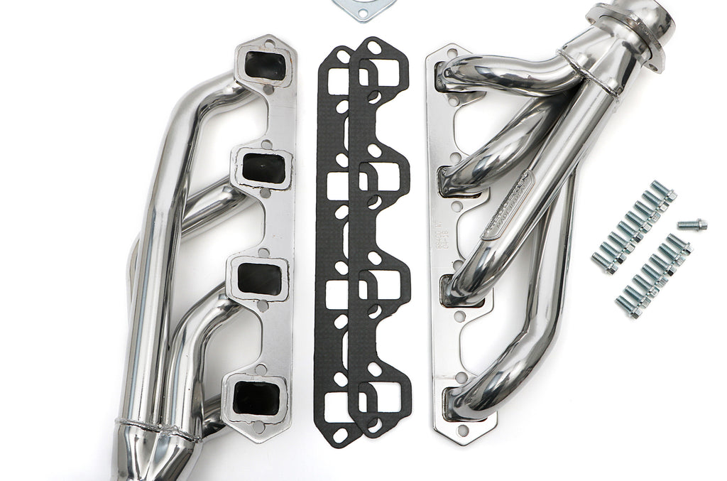 Hedman Hedders 88406 Silver Mid-Length Headers For '64-73 Mustang, Cougar and Others with 260-302 for Select Ford Fairlane, Ford Falcon, Ford Maverick, Ford Mustang, Ford Ranchero, Mercury Comet, Mercury Cougar
