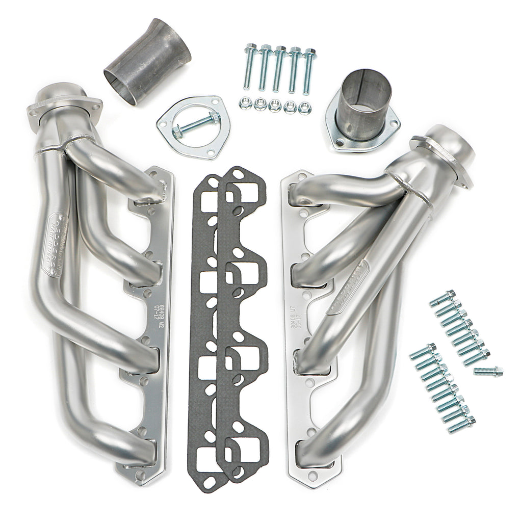 Hedman Hedders 88408 HD Silver Mid-Length Headers For '64-73 Mustang, Cougar and Others with 260-302 for Select Ford Fairlane, Ford Falcon, Ford Maverick, Ford Mustang, Ford Ranchero, Mercury Comet, Mercury Cougar