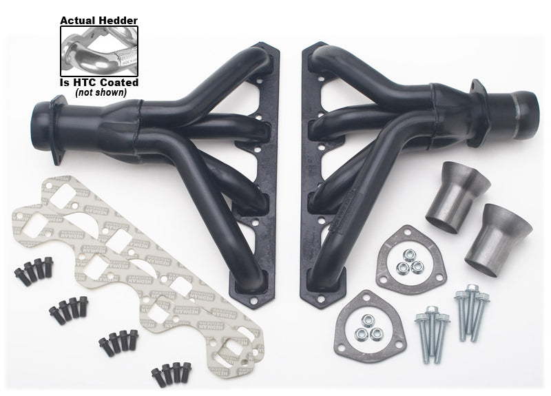 Hedman Hedders 88426 Silver 1-1/2 in. Block Hugger Style Street Rod Headers for SB Ford 289-351W