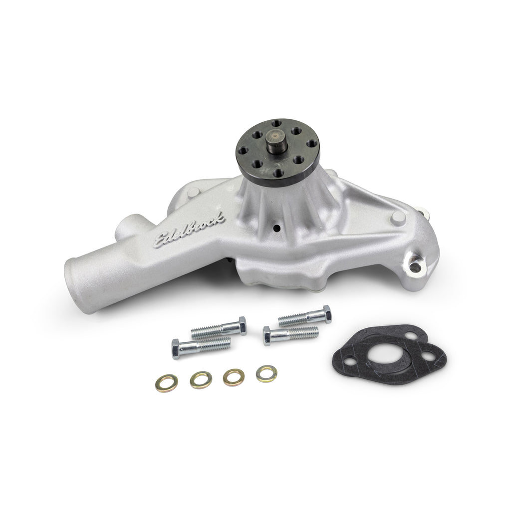 Edelbrock 88540 Water Pump for Street Rods in Satin Finish for Select Chevrolet C2500, Chevrolet C3500, Chevrolet K2500, Chevrolet K3500, Chevrolet R30, Chevrolet R3500, Chevrolet V30, Chevrolet V3500, GMC C2500, GMC C3500, GMC K2500, GMC K3500, GMC