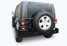 Load image into Gallery viewer, Rampage 88648 Rear Double Tube Bumper for Select Jeep Wrangler, Jeep Wrangler JK