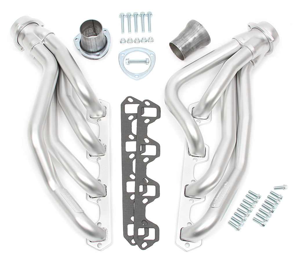 Hedman Hedders 88658 HD Silver Mid-Length Engine Swap Headers to Install a 351W in 64-73 Ford Mustang for Select Ford Mustang, Ford Ranchero, Ford Torino