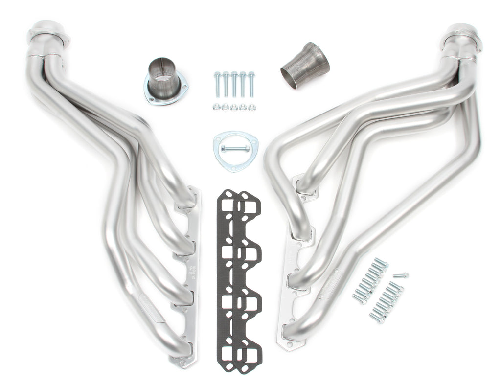 Hedman Hedders 88668 HD Silver Long-Tube Engine Swap Headers to Install a 351W in '64-73 Ford Mustang for Select Ford Mustang, Ford Ranchero, Ford Torino