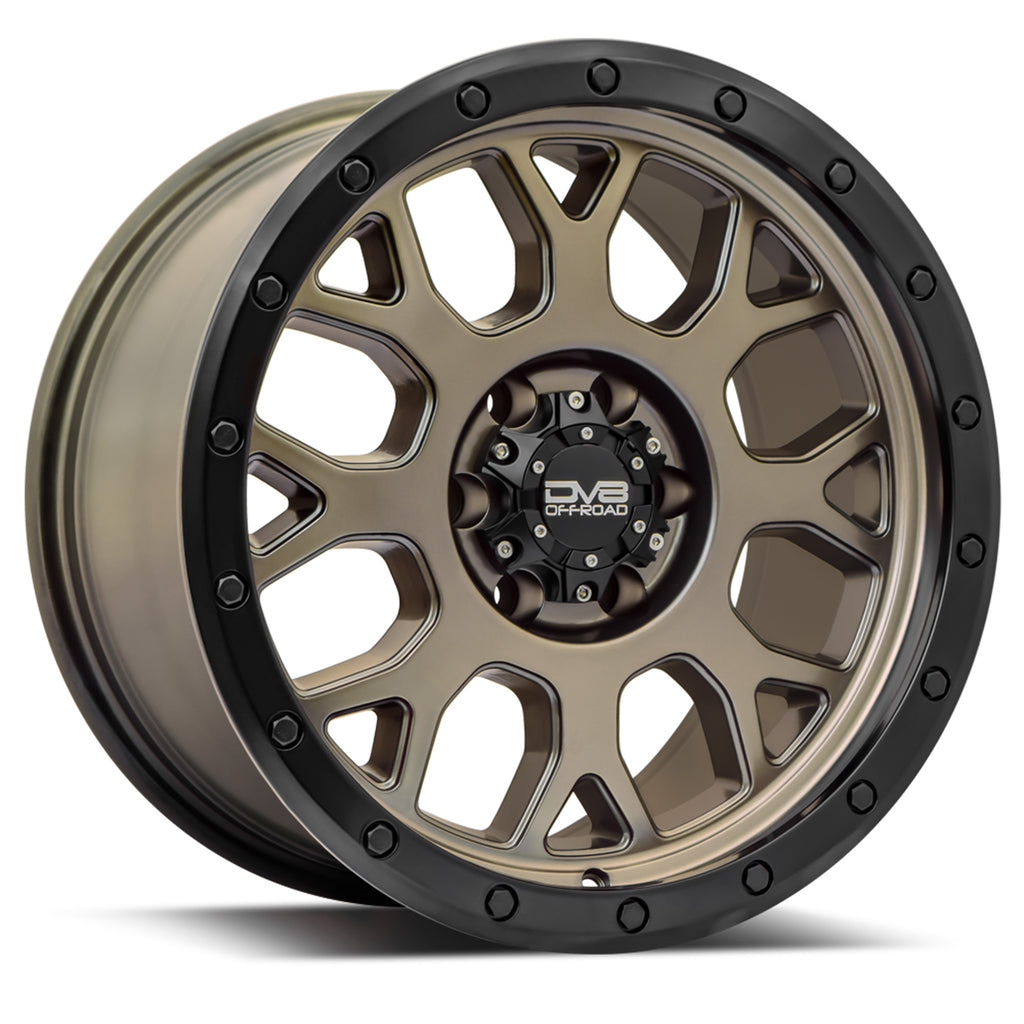887-Simulated-Beadlock-Matte-Gold-17X9-6X120-20Mm-Dv8-Offroad