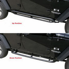 Load image into Gallery viewer, Rampage 88732 Side Bar Retractable RockerGuard Step for Select Jeep Wrangler, Jeep Wrangler JK