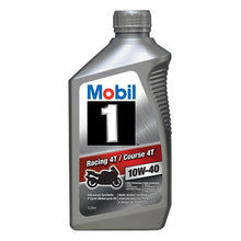 Load image into Gallery viewer, Mobil 1 33815 Racing 4T 10W40 Synthetic Engine Oil - 1 L