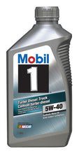 Load image into Gallery viewer, Mobil 1 33822 Turbo Diesel Truck 5W40 Synthetic Engine Oil - 1 L