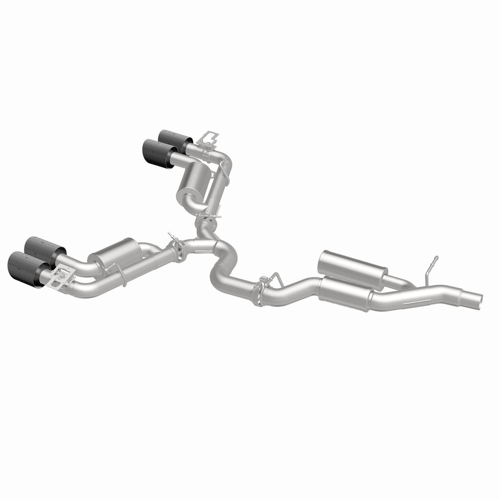 MagnaFlow Exhaust Products 19617 NEO Series Carbon Fiber Tips Cat-Back System for Select Volkswagen Golf R