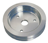 Trans-Dapt 8893 CRANKSHAFT Pulley; 2 Groove; 55-68 CHEVROLET 396-454; SHORT W/P- Pol. ALUMINUM
