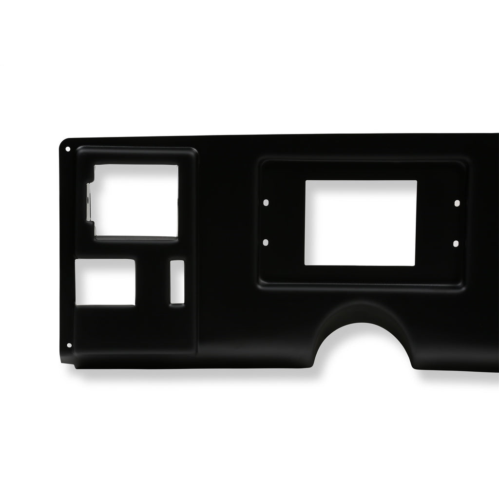 8894-ChevyGmc-Truck-Dash-Bezels-For-Holley-Efi-7In-Dash-Panel-Black