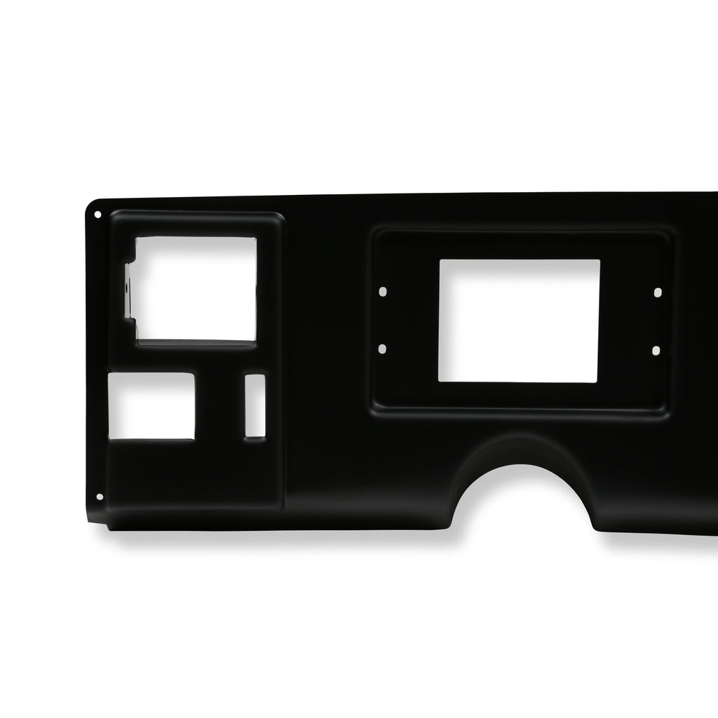 8894-ChevyGmc-Truck-Dash-Bezels-For-Holley-Efi-7In-Dash-Panel-Black