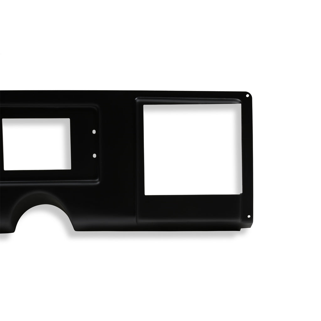 8894-ChevyGmc-Truck-Dash-Bezels-For-Holley-Efi-7In-Dash-Panel-Black