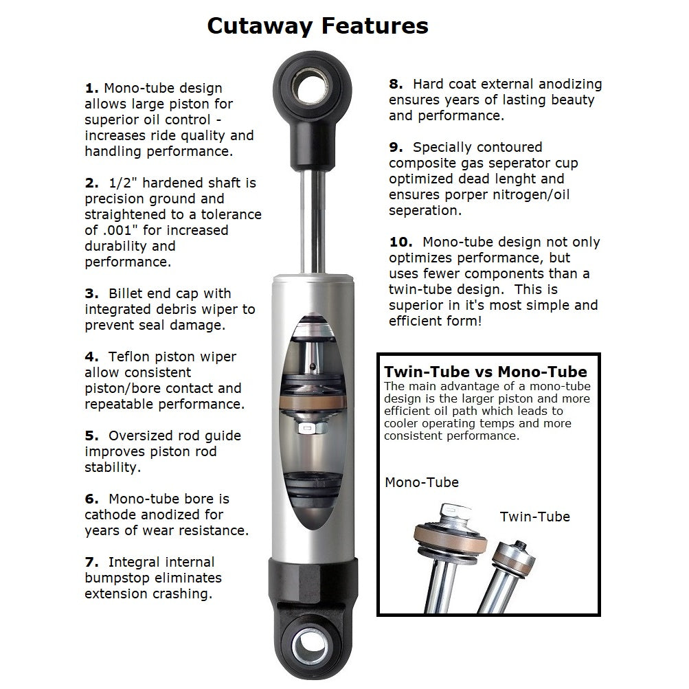8898-C1500-Rear-Hw-Shock-6In-Drop-W5.75In-Stroke-Reb-Adj-Shock