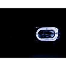 Load image into Gallery viewer, 8898-Gm-Fs9294-BlazerJimmy9299-SuburbanYukon-Crystal-Carbon-WHalo-Headlight-DrivPass