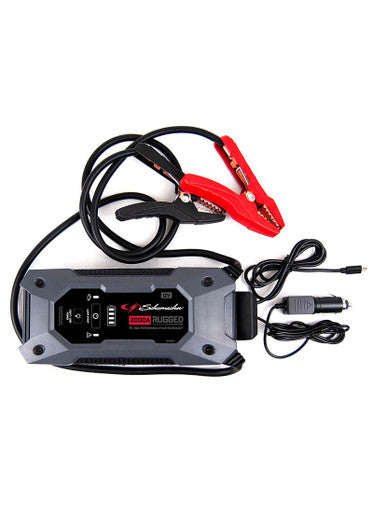 Schumacher SL1612 RUGGED Lithium Power Pack & 2000A Jump Starter 3-in-1