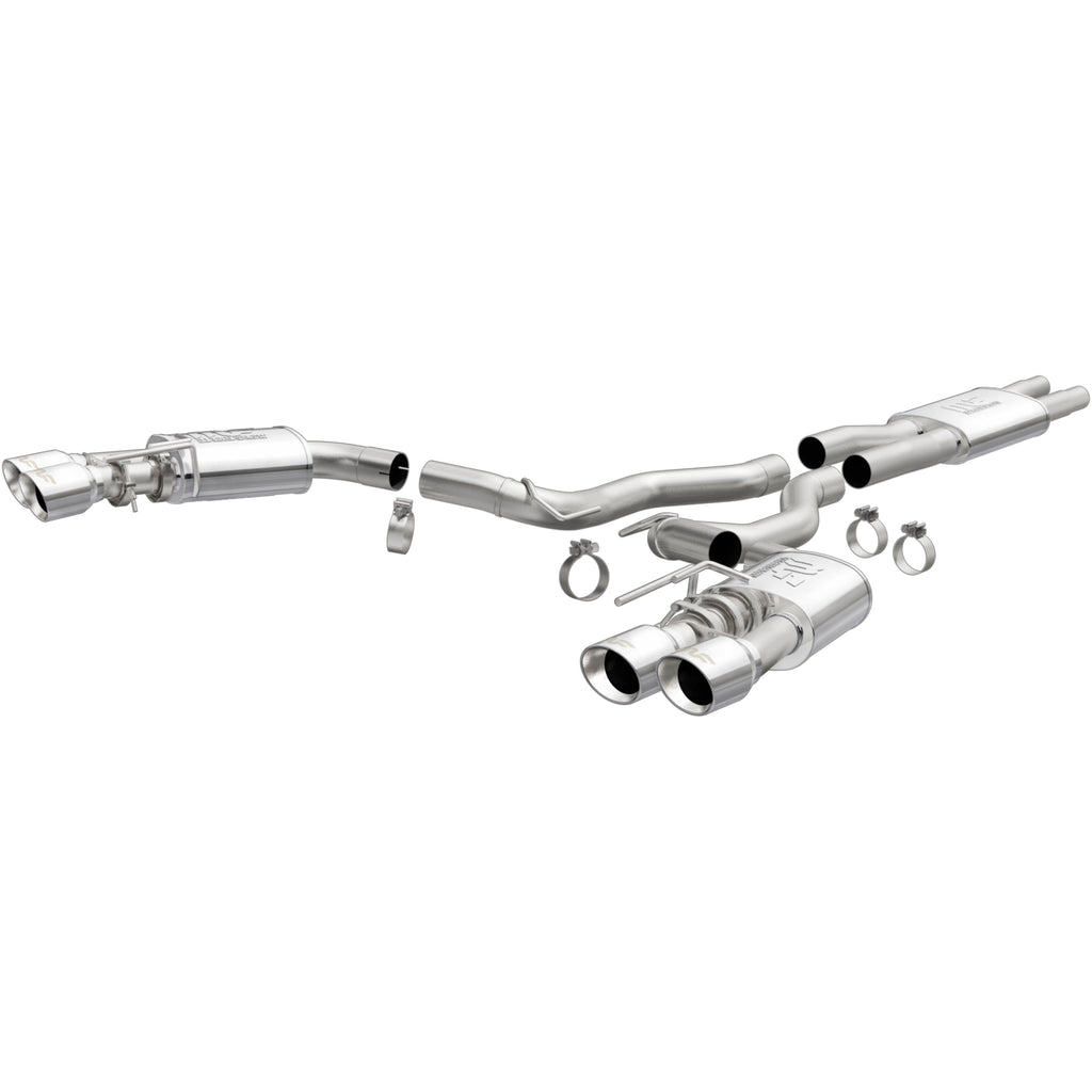 MagnaFlow Exhaust Products 19370 Street Series Polished Cat-Back System for Select Ford Mustang